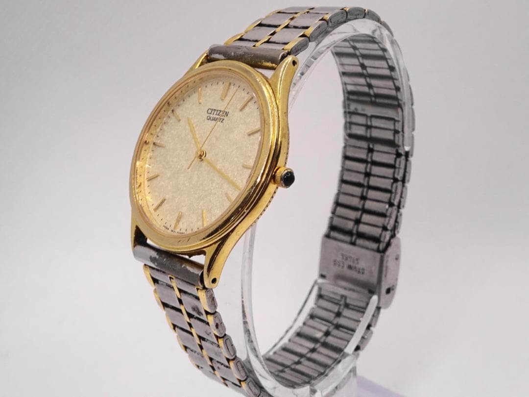Working CITIZEN 1980s 5634-F62237 Quartz Wristwatch S175
