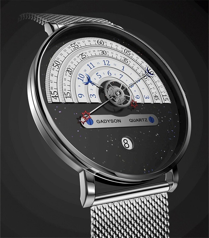 GADYSON Men’s Unusual Creativity Fashionable Luxury Wrist Watch Water-Resistant