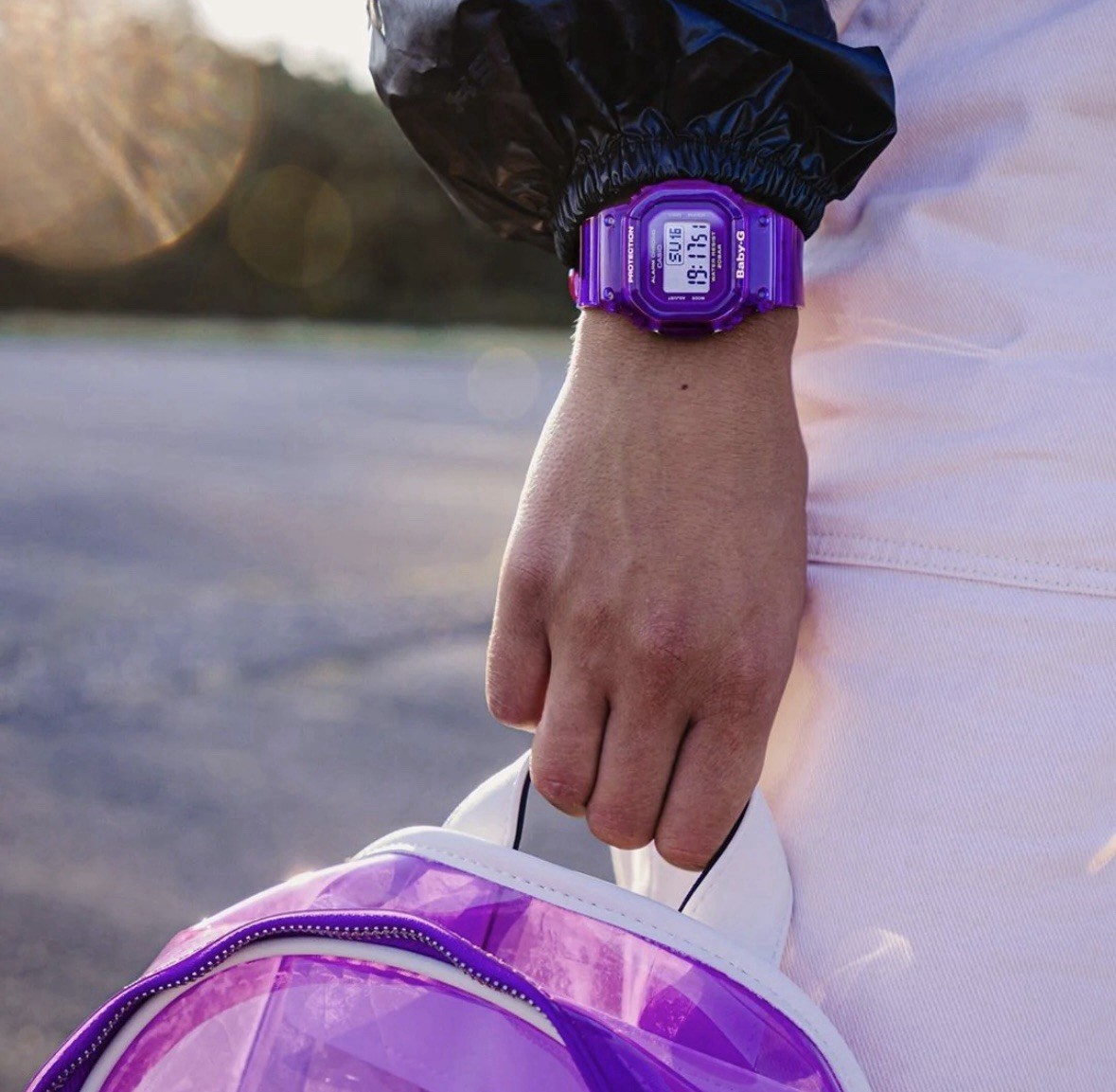 CASIO BABY-G BGD- 560S-6DR PURPLE Transparent Jelly ULTRA RARE ! None On eBay!