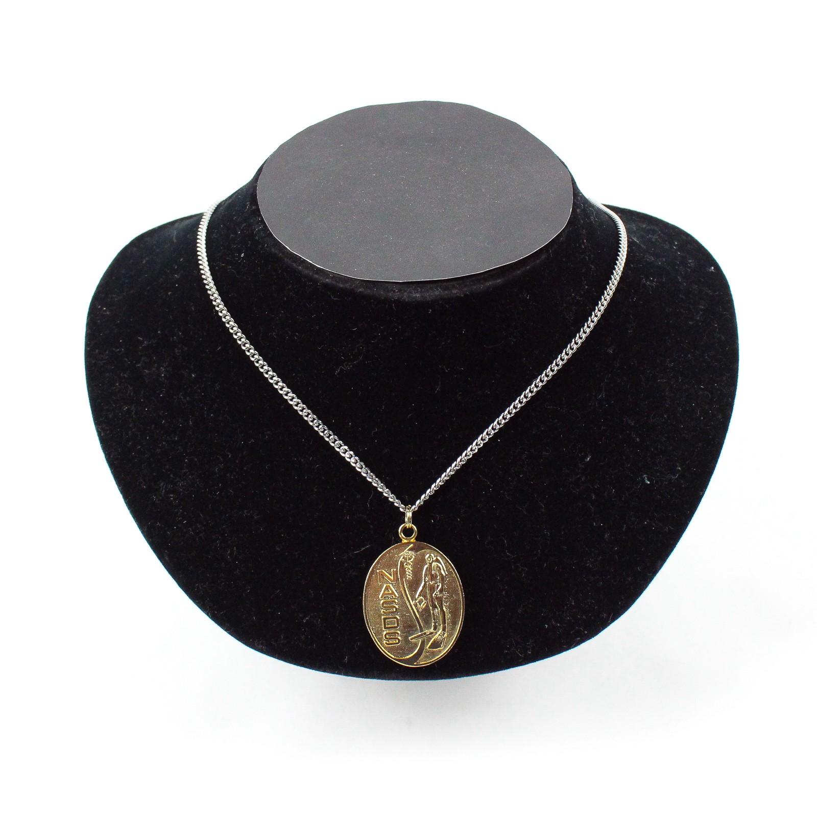 Vtg 1970’s NASDS Gold-Toned Diver Pendant with Slot for Medical Information
