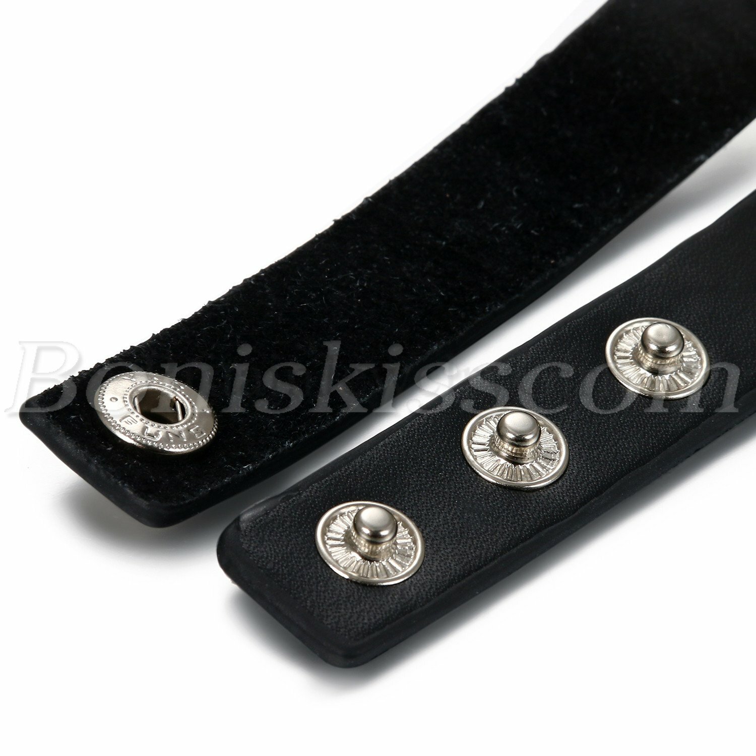 Mens Womens Gothic Punk Black Leather Spike Rivet Choker Necklace Studded Collar