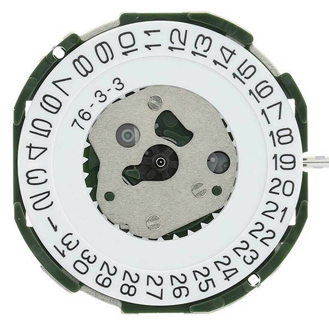 23.3mm 3-Hand Calendar At 3 Quartz Watch Movement with Battery For Miyota 2115