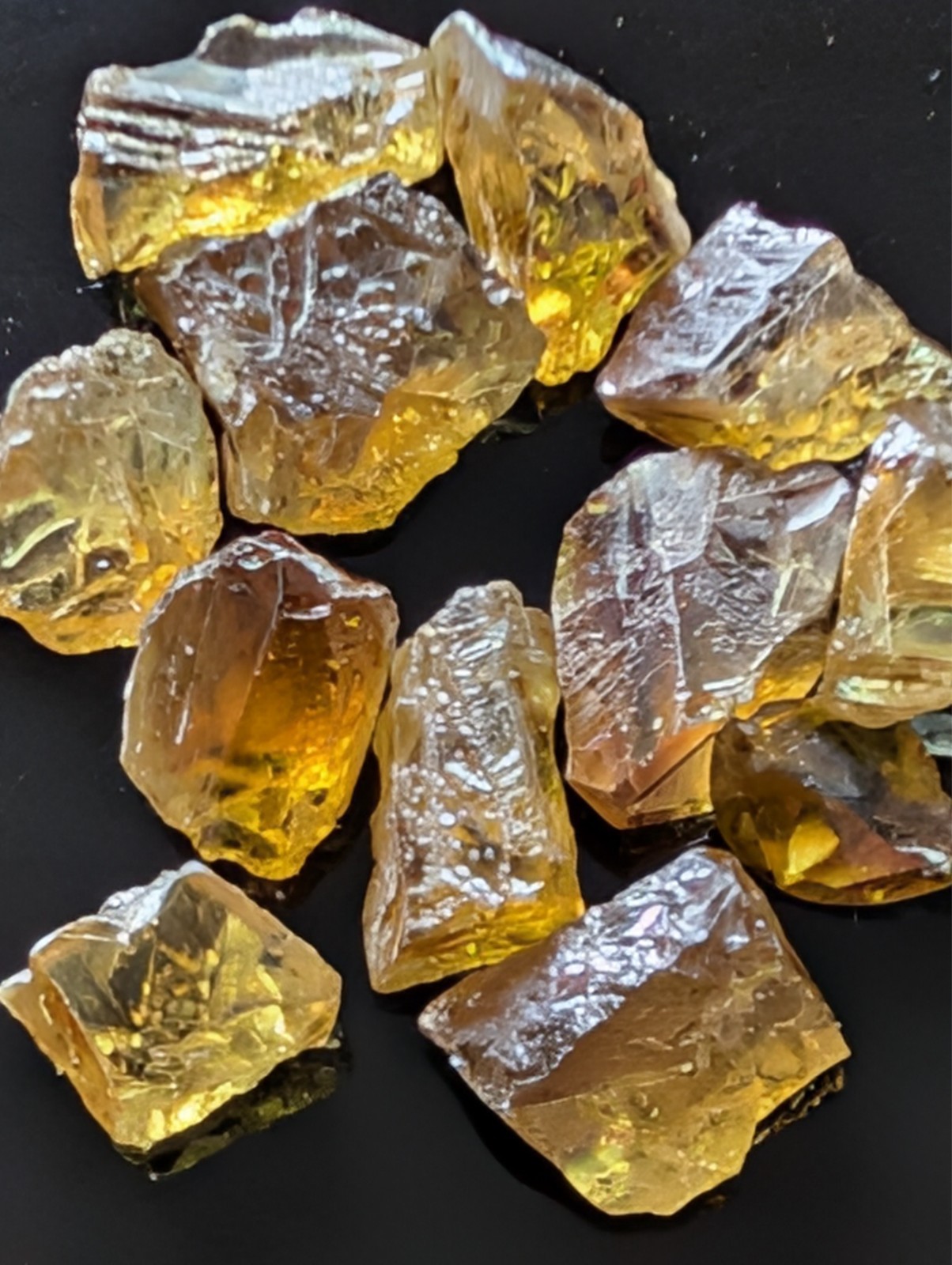 USA seller 25.43 ct IF flawless Sphene gemstone facet rough gemstone specimen