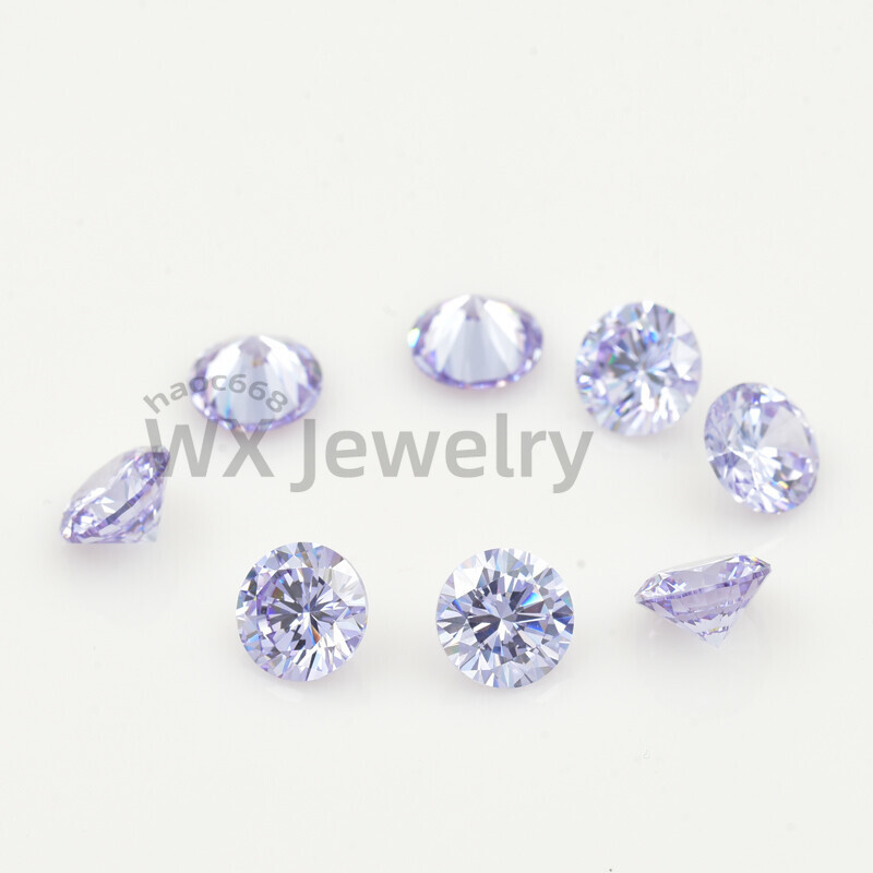 Round 50pcs per color 600pcs total Birthstone Stone Loose cubic Zirconia Bright