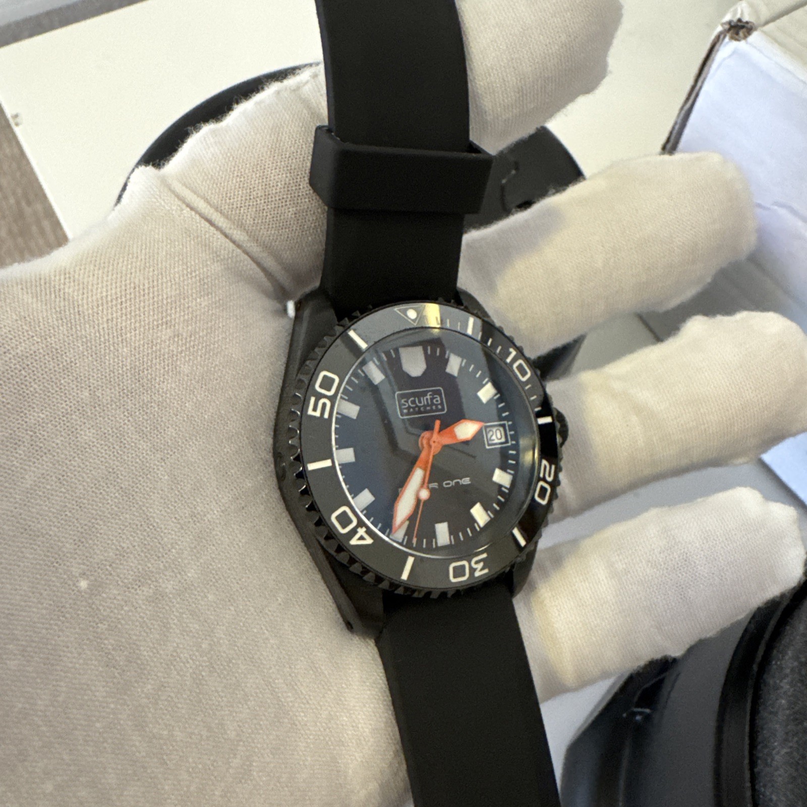 Scurfa Diver One Black PVD 10 Year Anniversary Edition Watch