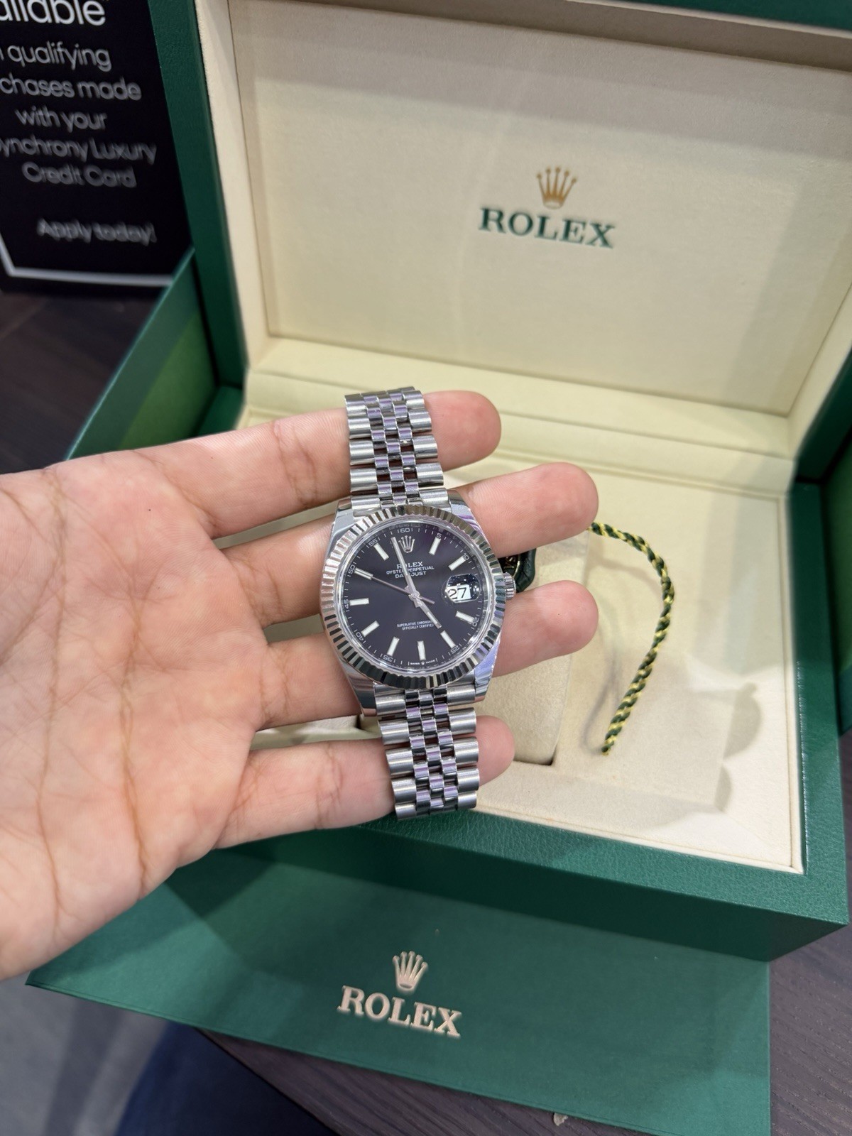 Brand New Rolex Datejust 41 126334 Black Dial Unworn Full Set Tags 2022 FULLSET!