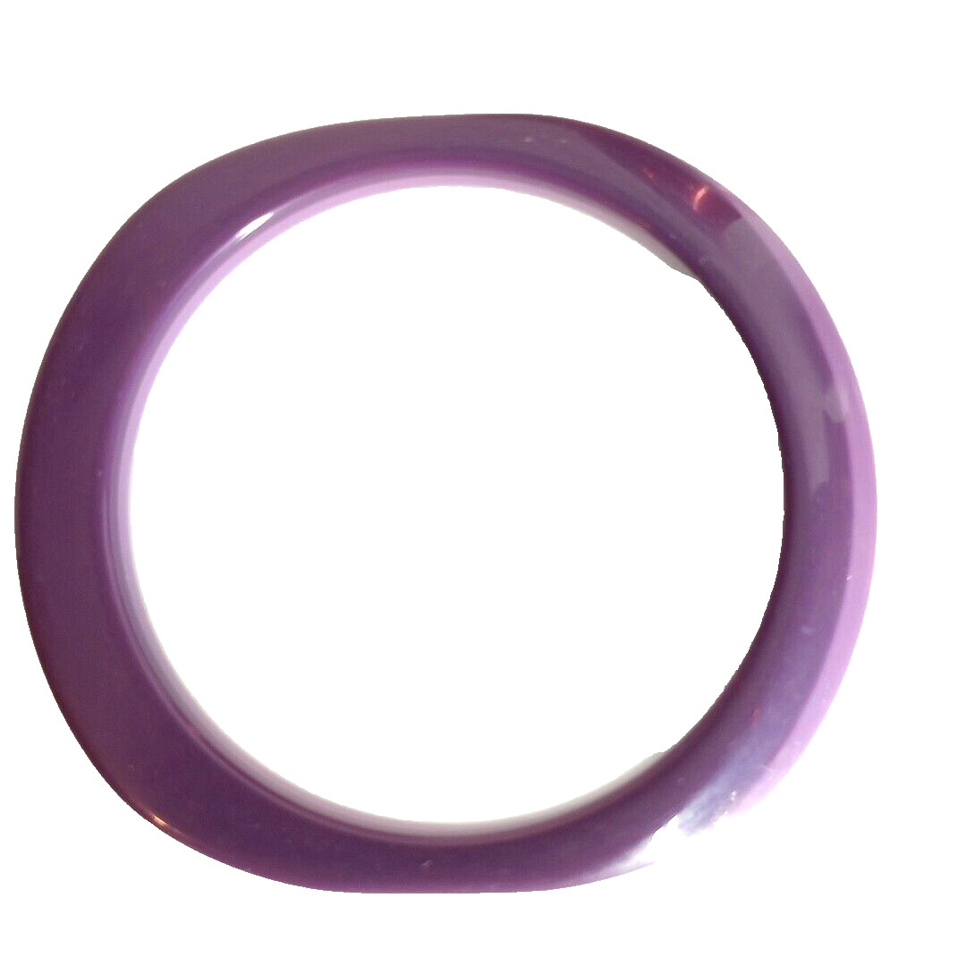 Vintage Layered Acrylic Purples Bangle Bracelet Approximately 7 In Unsigned EUC