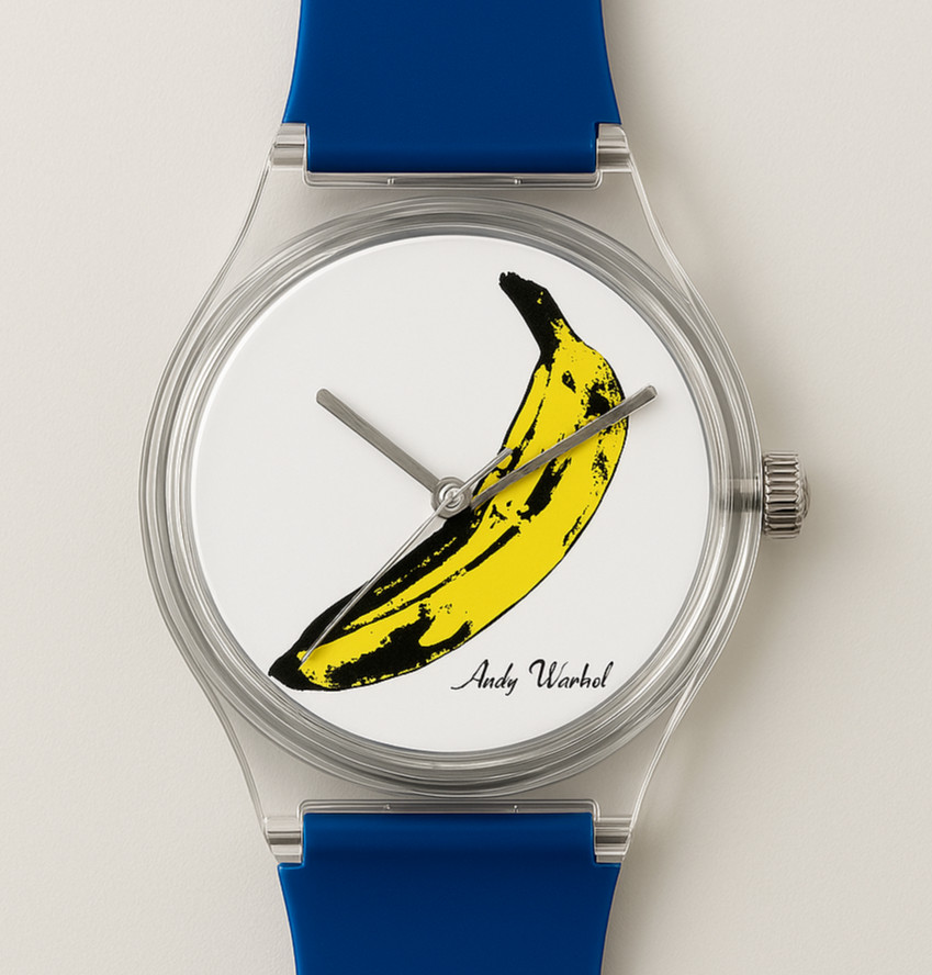 VELVET UNDERGROUND Banana Andy Warhol Lou Reed Art Gift Wrist Watch Wristwatch