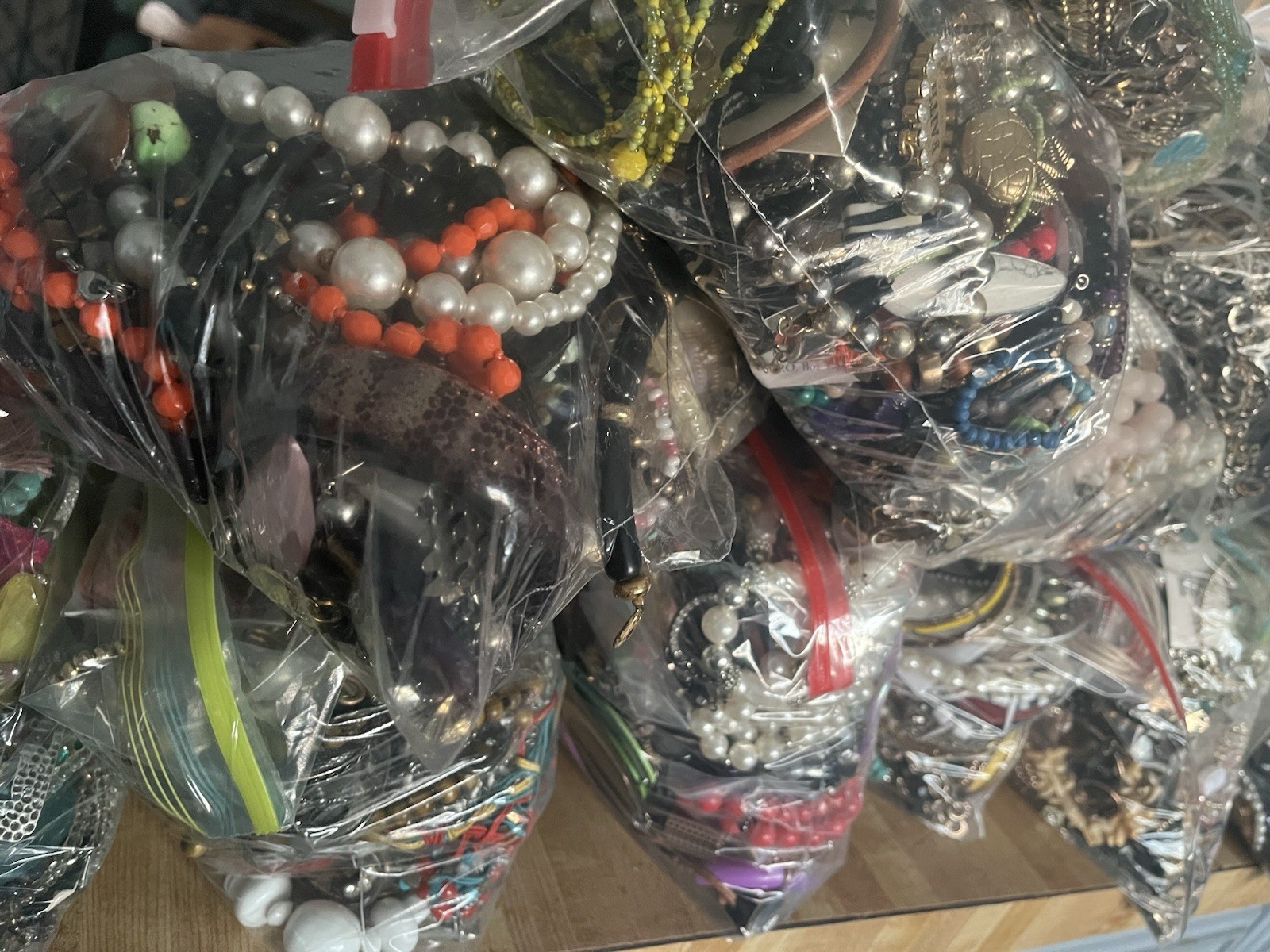 more than 50 bags of jewelry