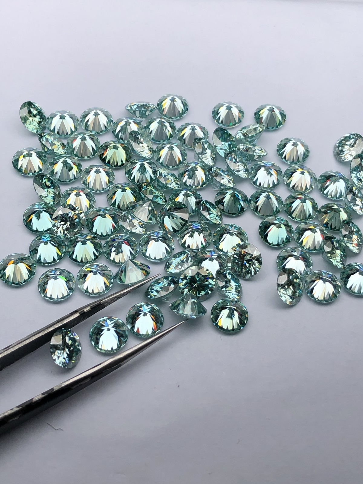 0.1-13ct D Color VVS1 Loose Moissanite Stone Round Cut for Ring Premium Quality