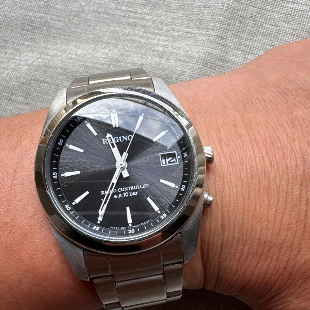 CITIZEN REGUNO Solar Radio-Controlled Watch, Working Condition (Good)