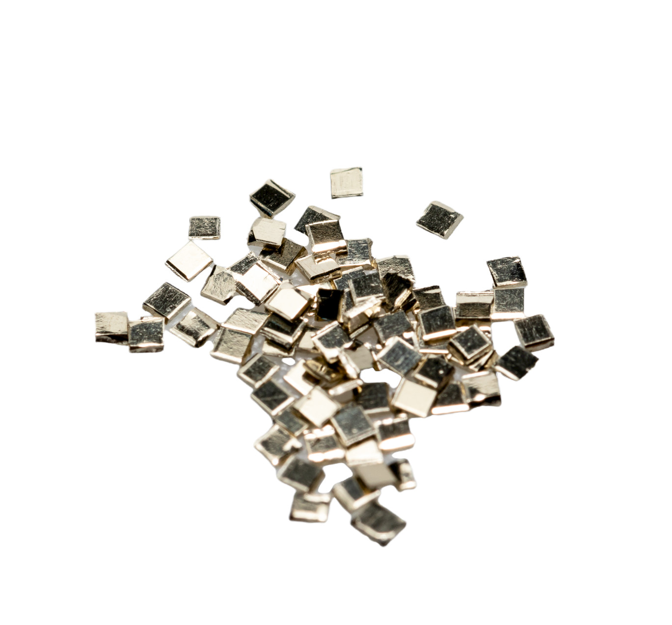 14K White Gold Chip Solder 1 x 1mm (0.25 DWT ~102 pcs) Made in USA