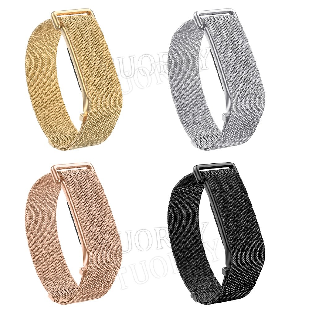 For Google Fitbit Air 2026 Stainless Steel Metal Band Adjustable Wristband Strap