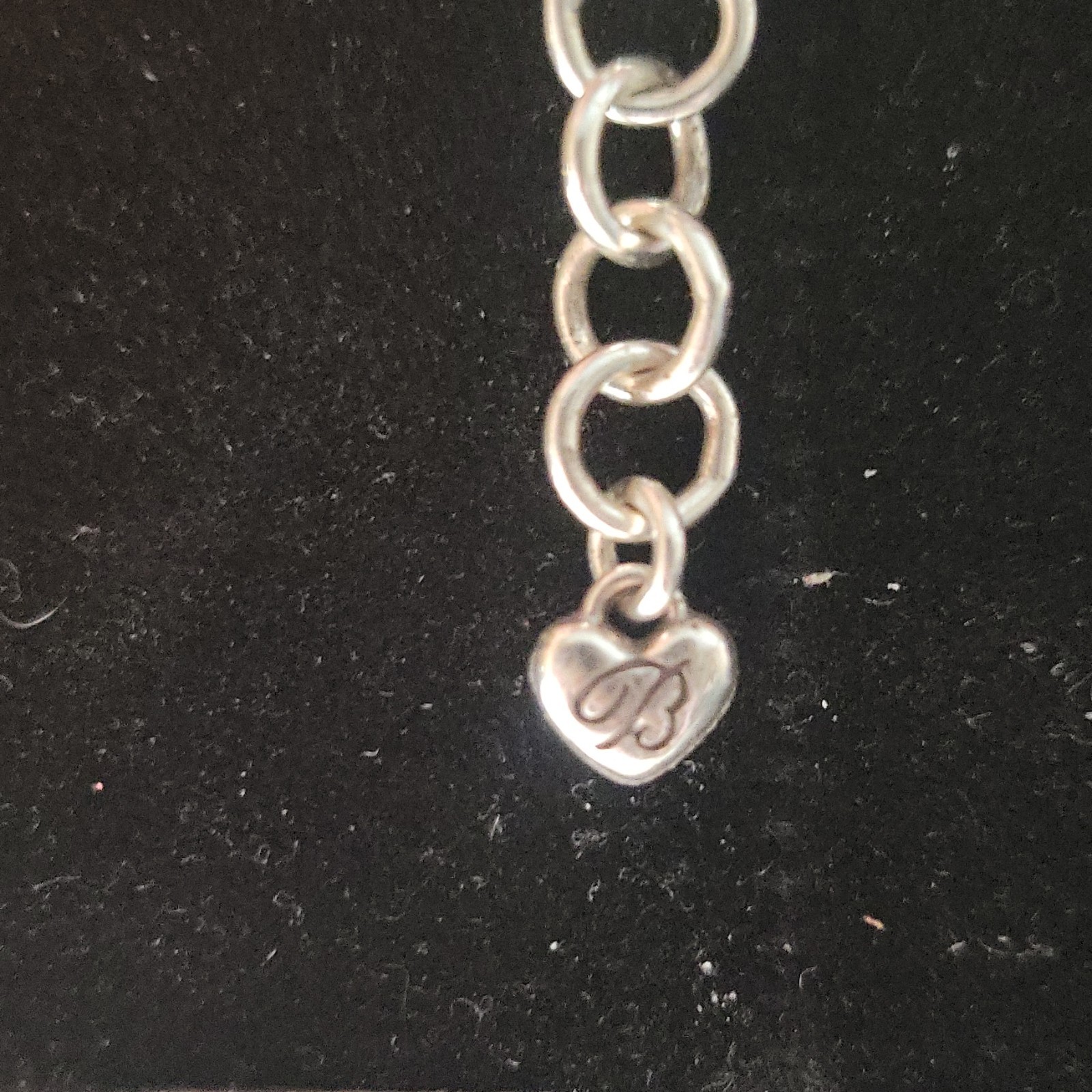 Brighton Two Tone Rope Chain Necklace Crystal Pavé Knot Pendant Adjustable
