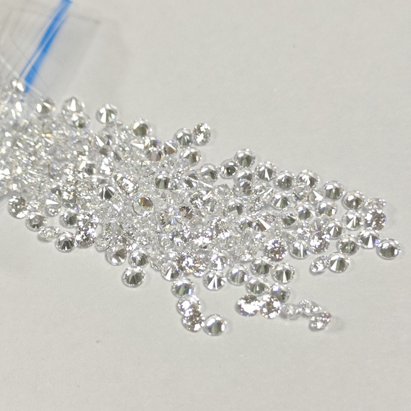 US Round Cut 1.5ct 7.5mm Sparkling Loose Moissanite Gemstone D VVS1 Pass Tester