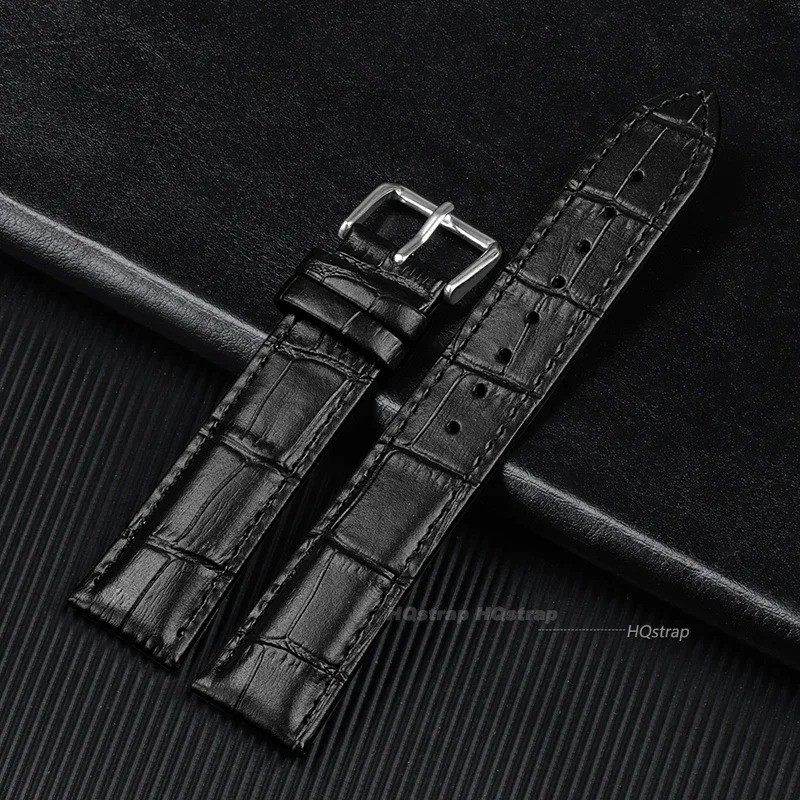 Genuine Leather Mens Watch Strap Band Brown Black 12mm 14mm 16mm 18mm 20mm 22mm