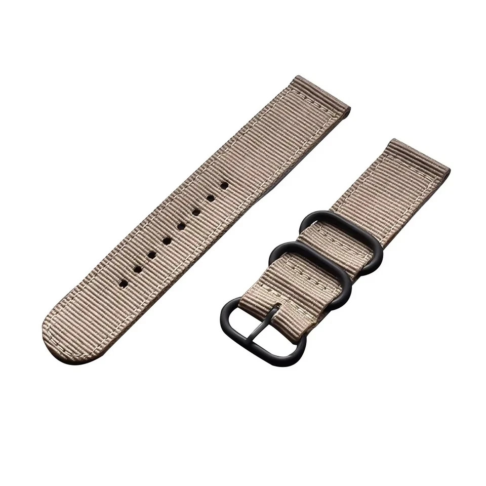 18mm 20mm 22mm Durable Military Woven Nylon Wrist Watch Band Quick Release Strap