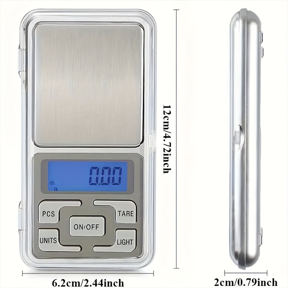 Mini Digital Pocket Scale 200g 0.01g Jewelry Kitchen Precision Weight Scale USA