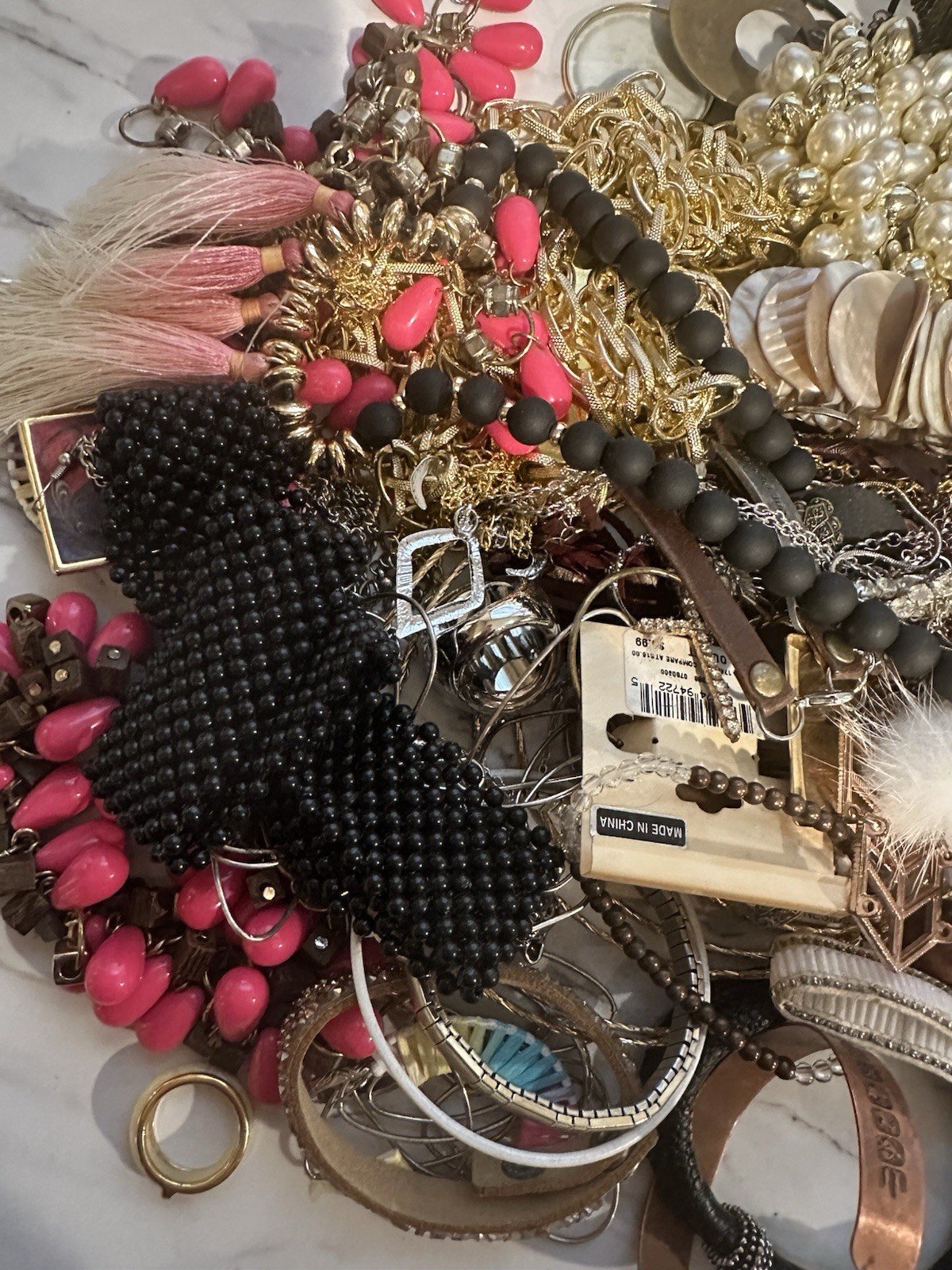 Wearable Lot Of Costume Jewelry – None Signed – 3lbs – Some Light Wear Or Damage