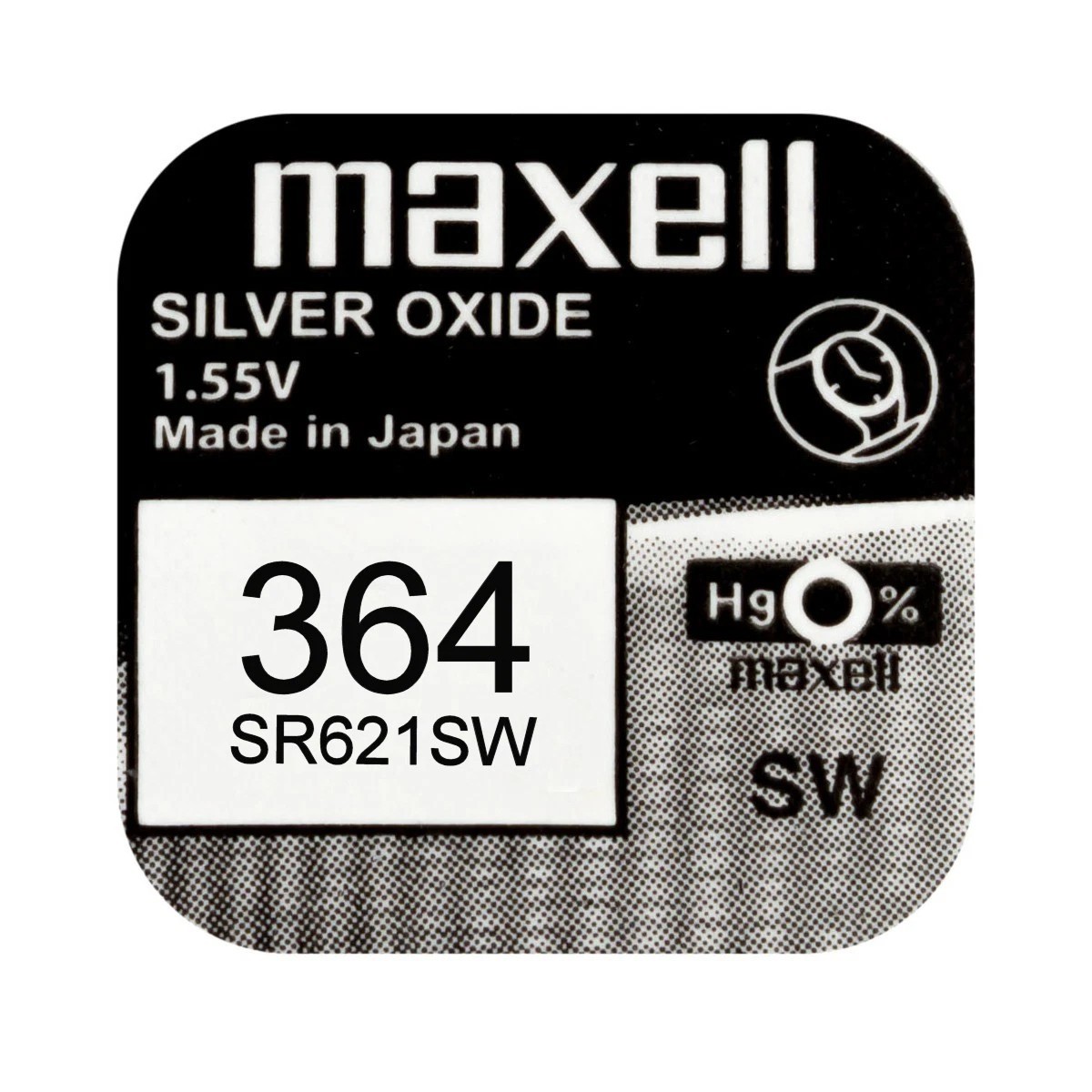 Maxell 364 SR621SW Silver Oxide Watch Batteries 5x 10x 25x 50x 100x