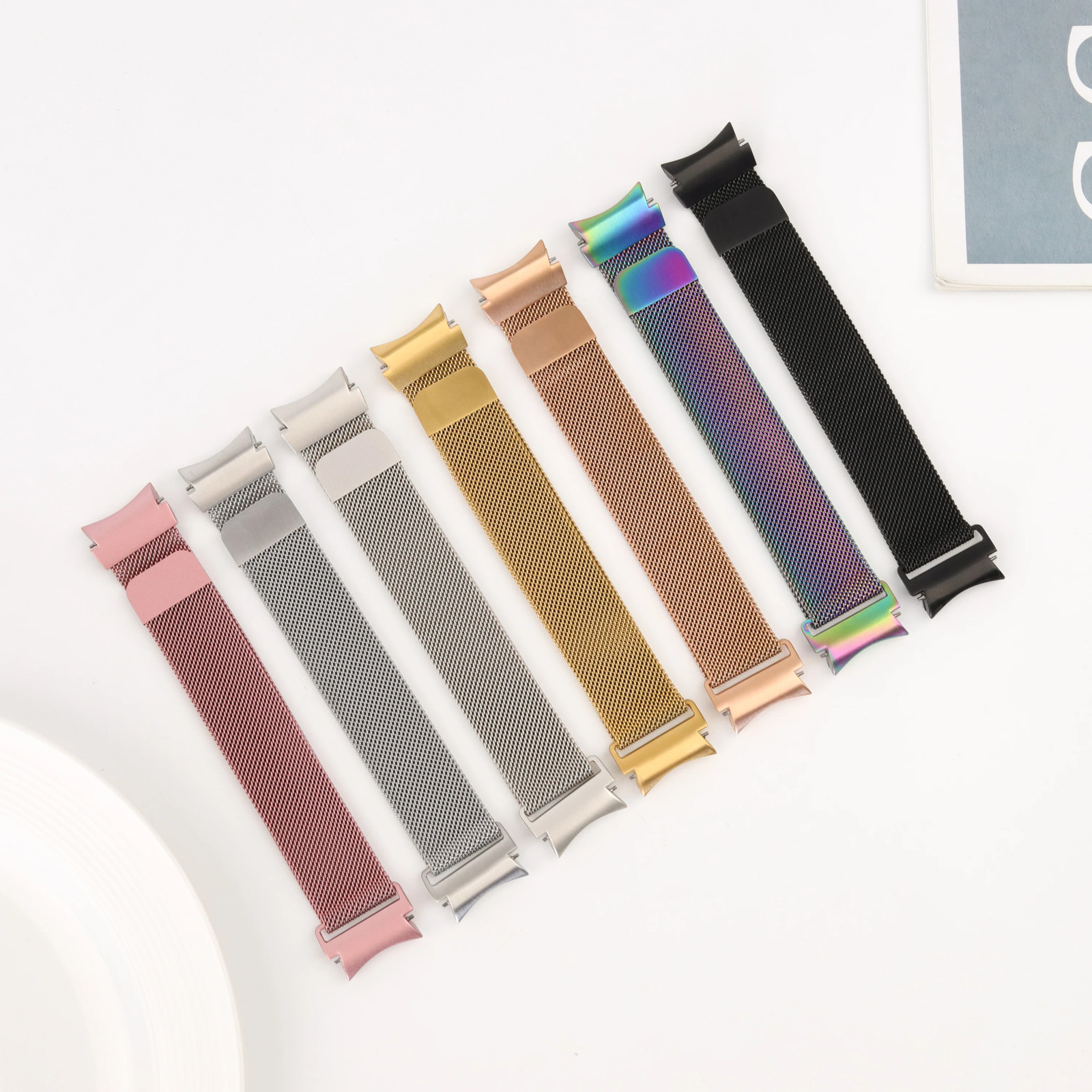 No Gap Magnetic Metal Loop Strap for Samsung Galaxy Watch 7 6 5 4 Watch Band