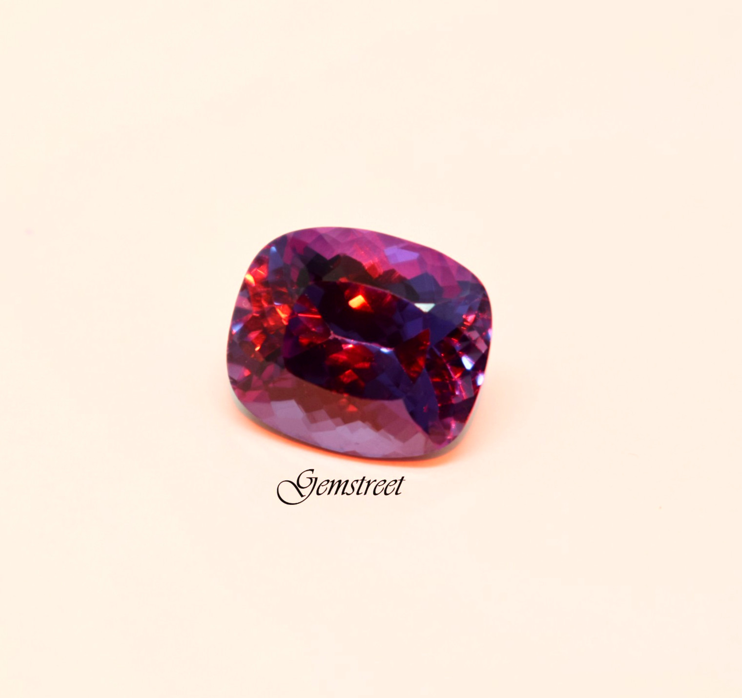 Certified 12 Ct Natural Alexandrite Long Cushion Cut Color Change Loose Gemstone