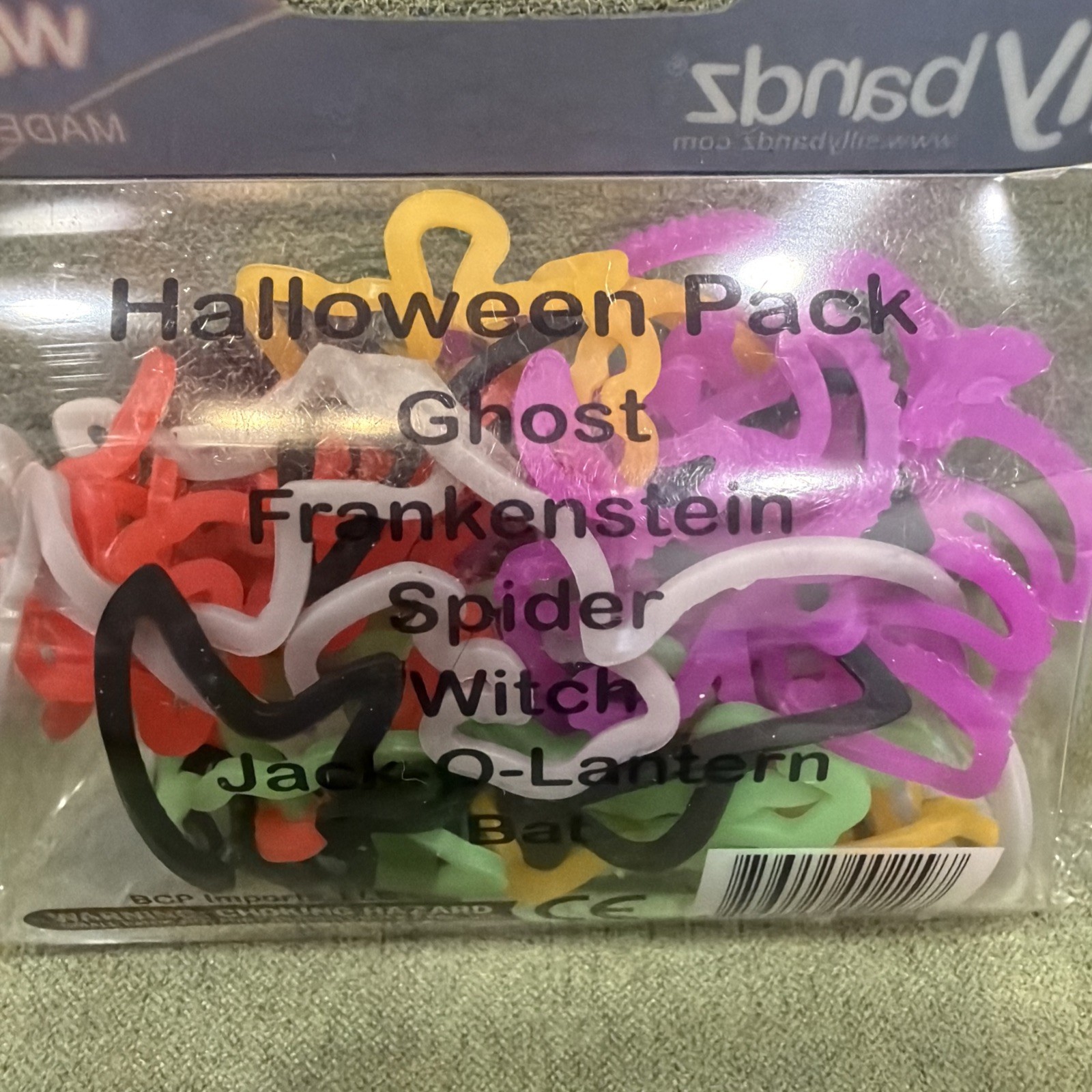 Silly Bandz Elastic Silicone Bracelets Halloween shapes Bands PARTY Favors NEW