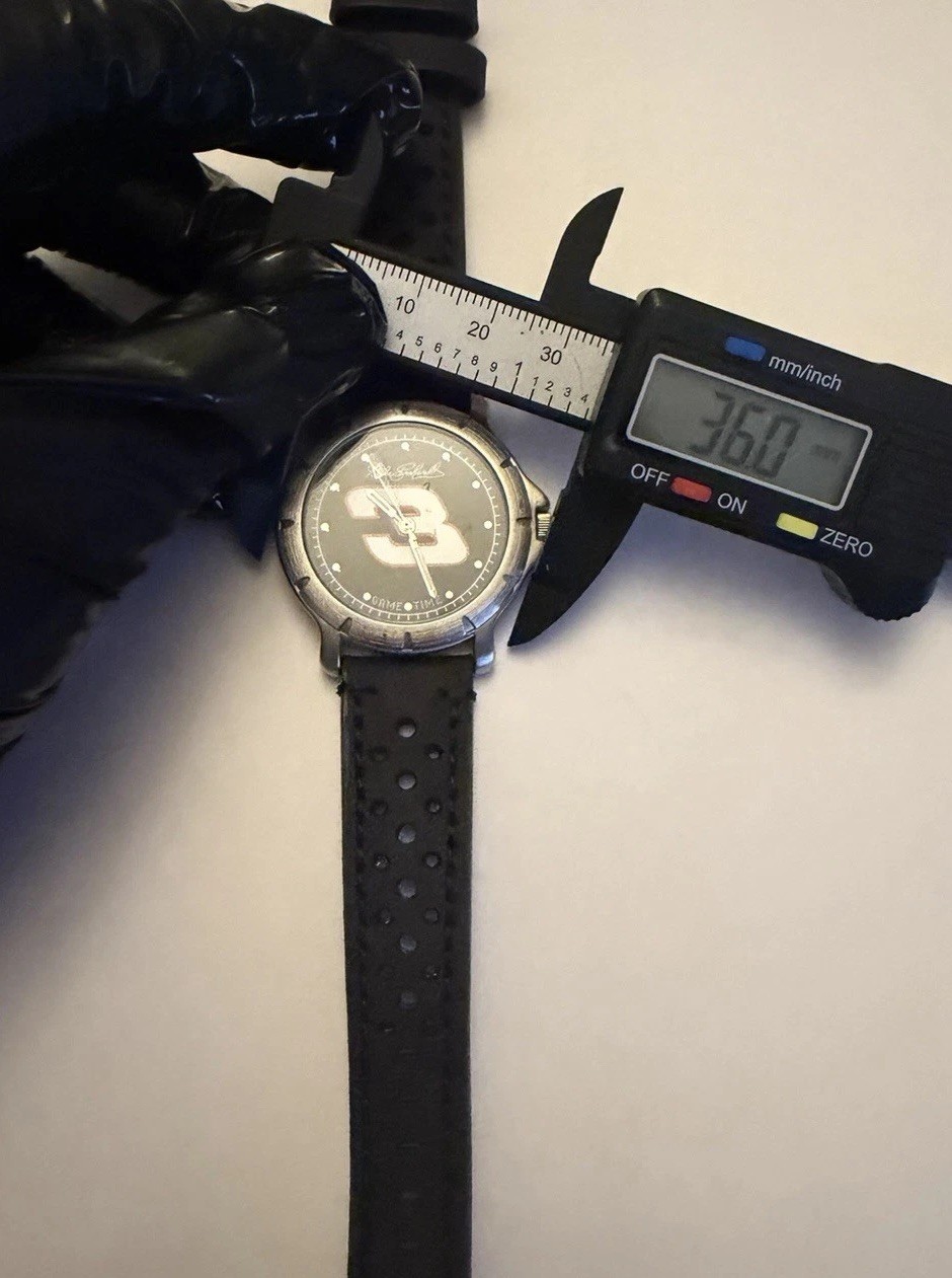 Dale Earnhardt #3 NASCAR Game Time Driver Series Watch New Leather Racing Strap