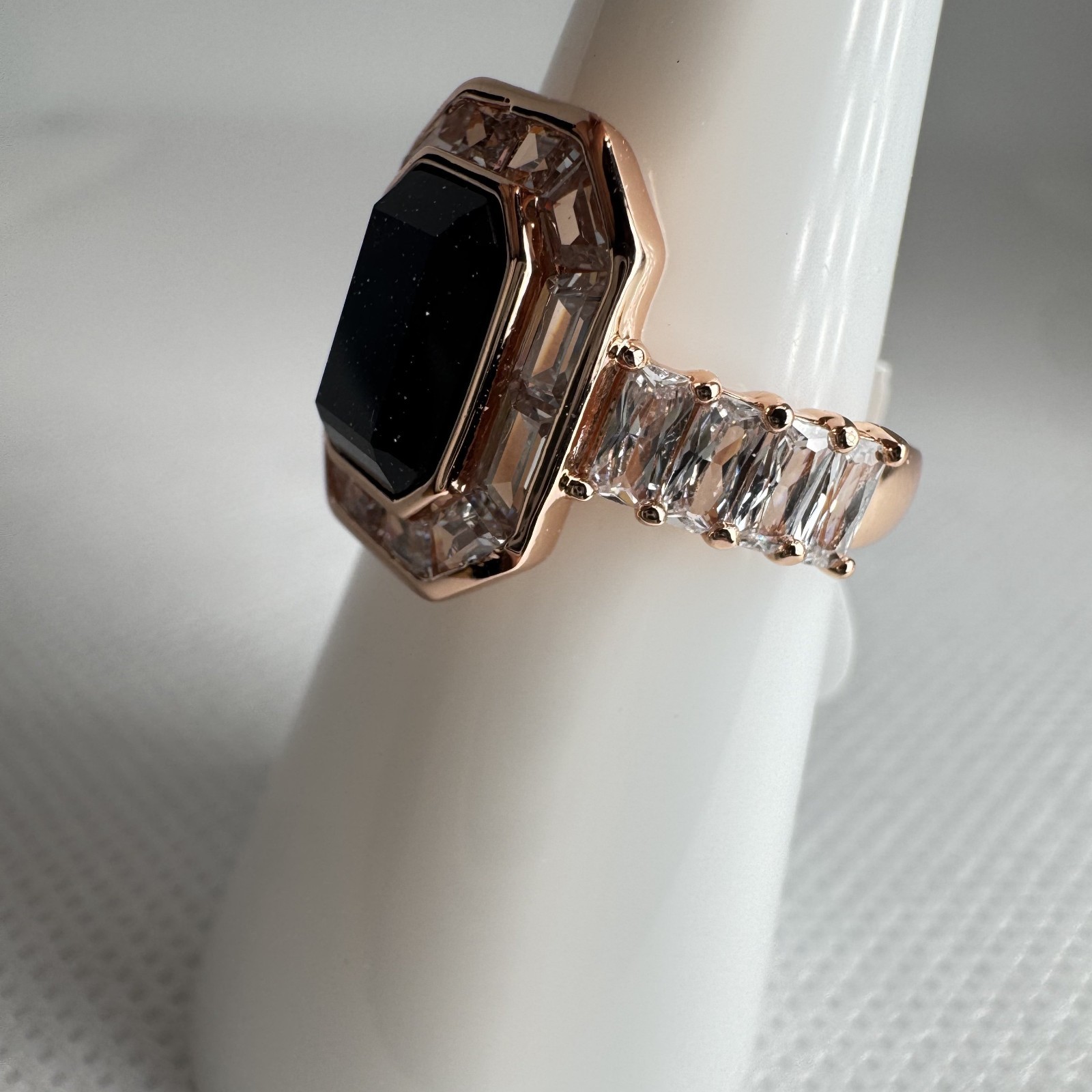 Size 5 Bomb Party Untamed Ring – RG23444 Nocturnal Habit – On Rose Gold Plating