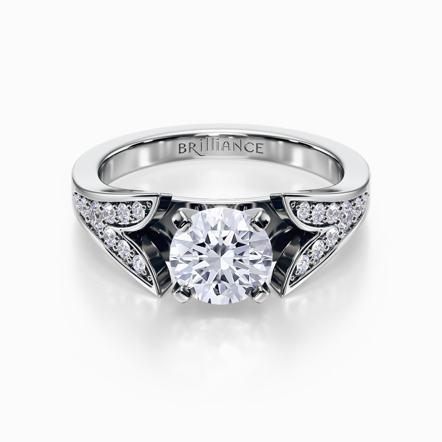 IGI Certified 3.55 Carat D VS1 Round Lab Grown Diamond Engagement Ring Platinum