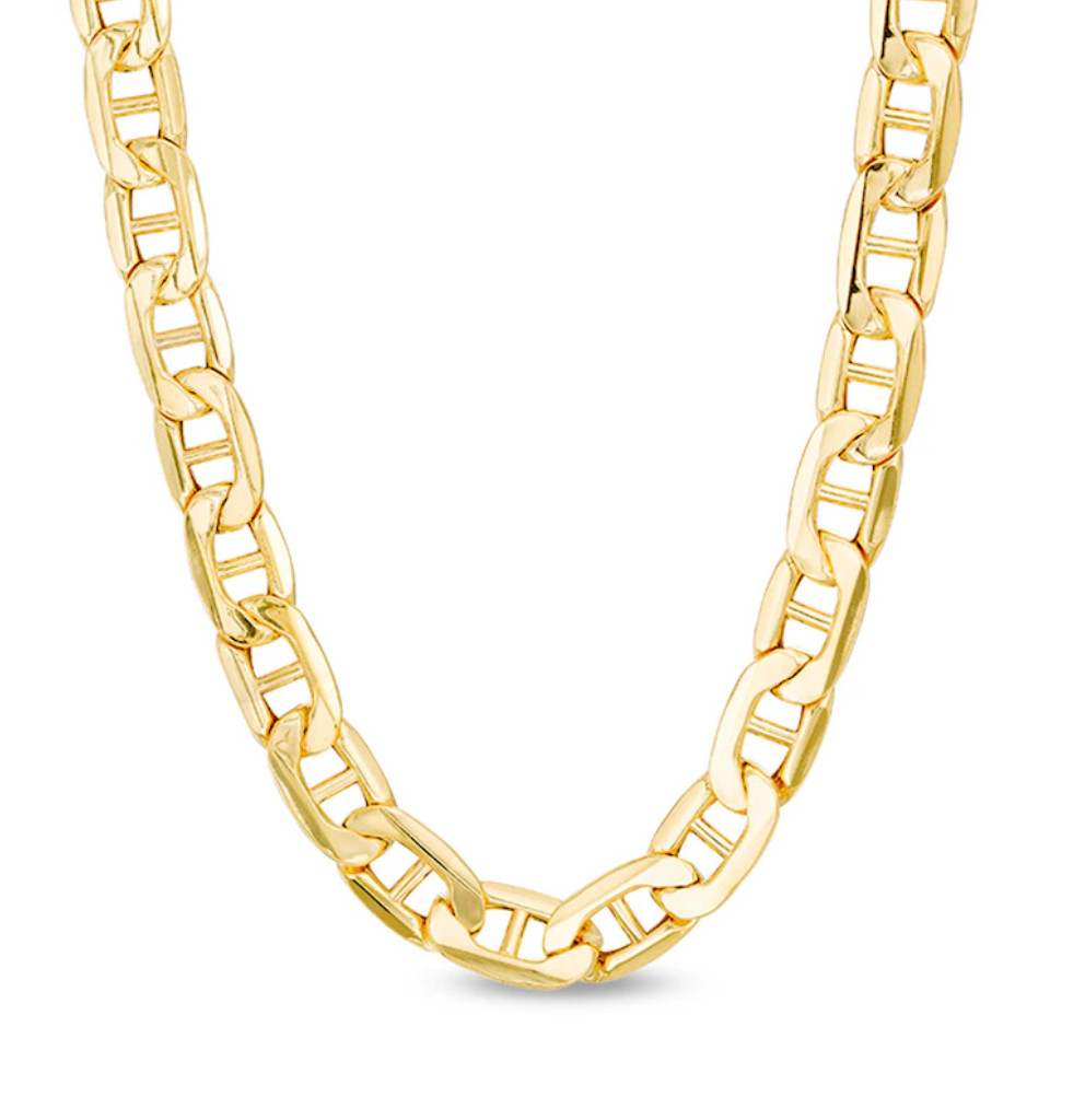 14k Gold Filled Mariner Marina Chain Necklace 18-24” 3-7mm Men Women