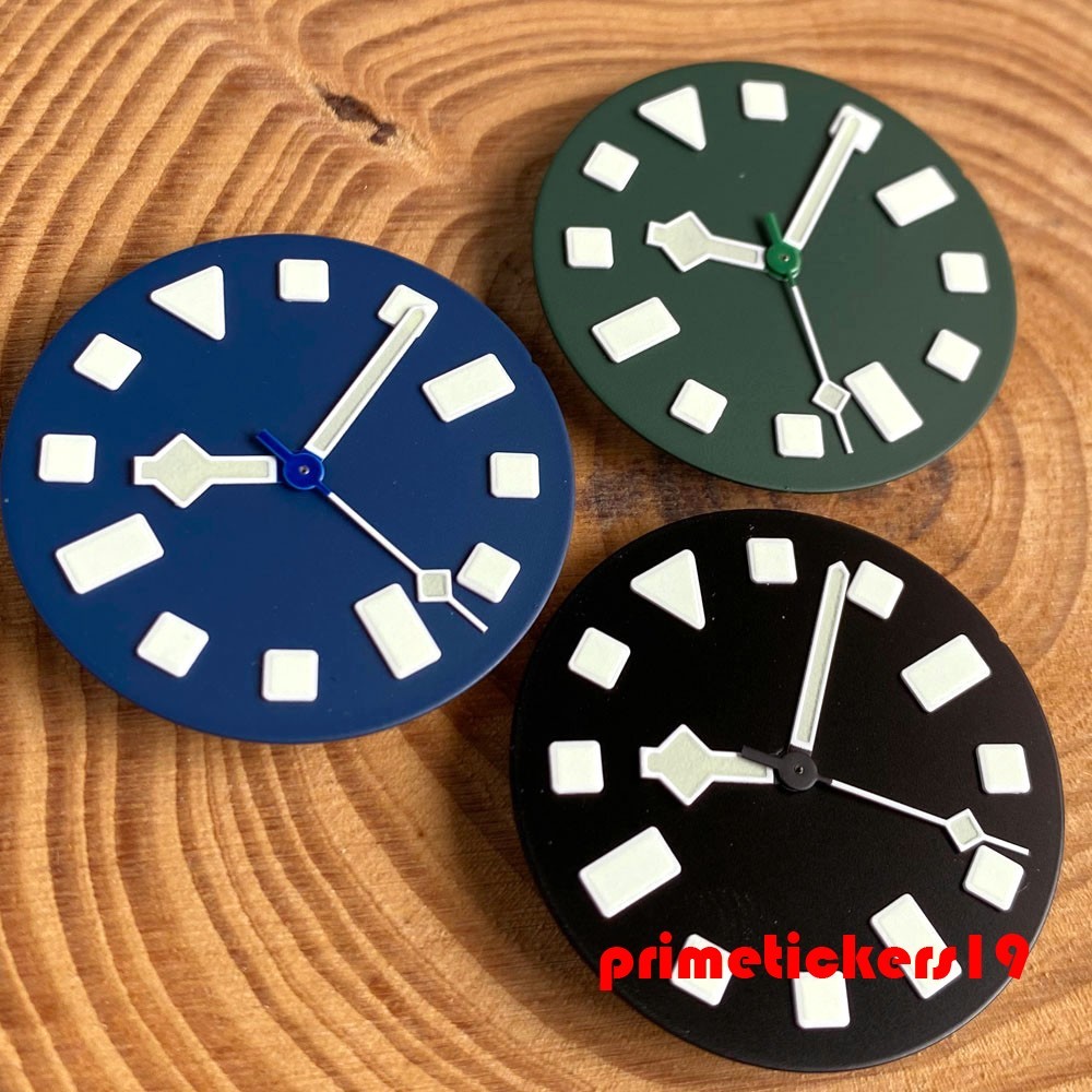 29mm Watch Dial+Snowflake Hands Set Fit NH35 NH36 NH38 ETA2824 PT5000 Mod Parts