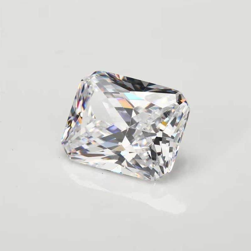 0.1-9ct Radiant Cut D VVS1 Loose Moissanite Stone Lab Created Diamond W/GRA