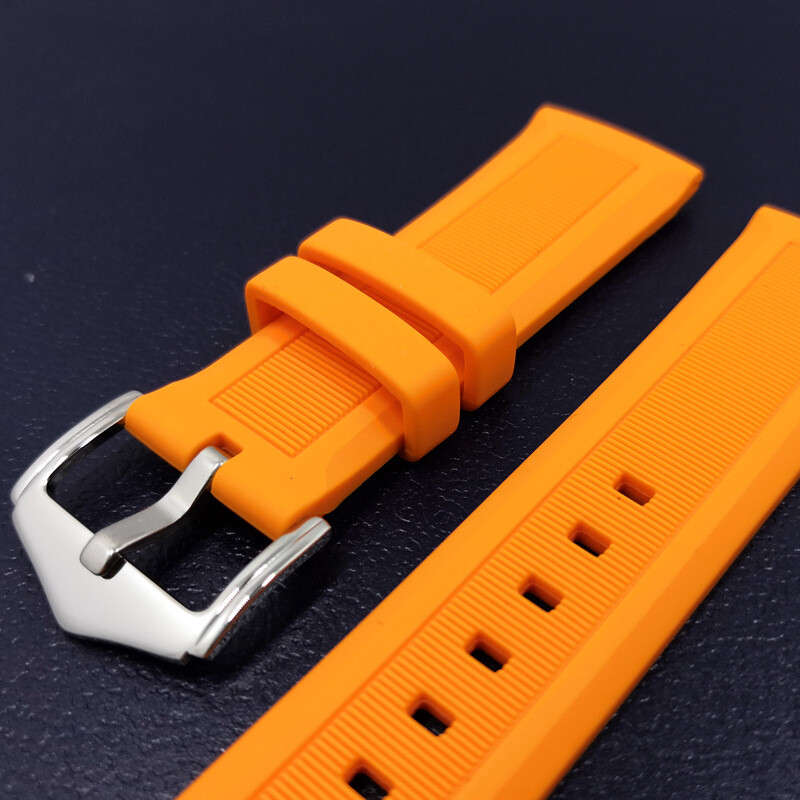 12/14/16/18/20/22/24/26/28MM Silicone Watch Band Strap Rubber Watchband Bracelet