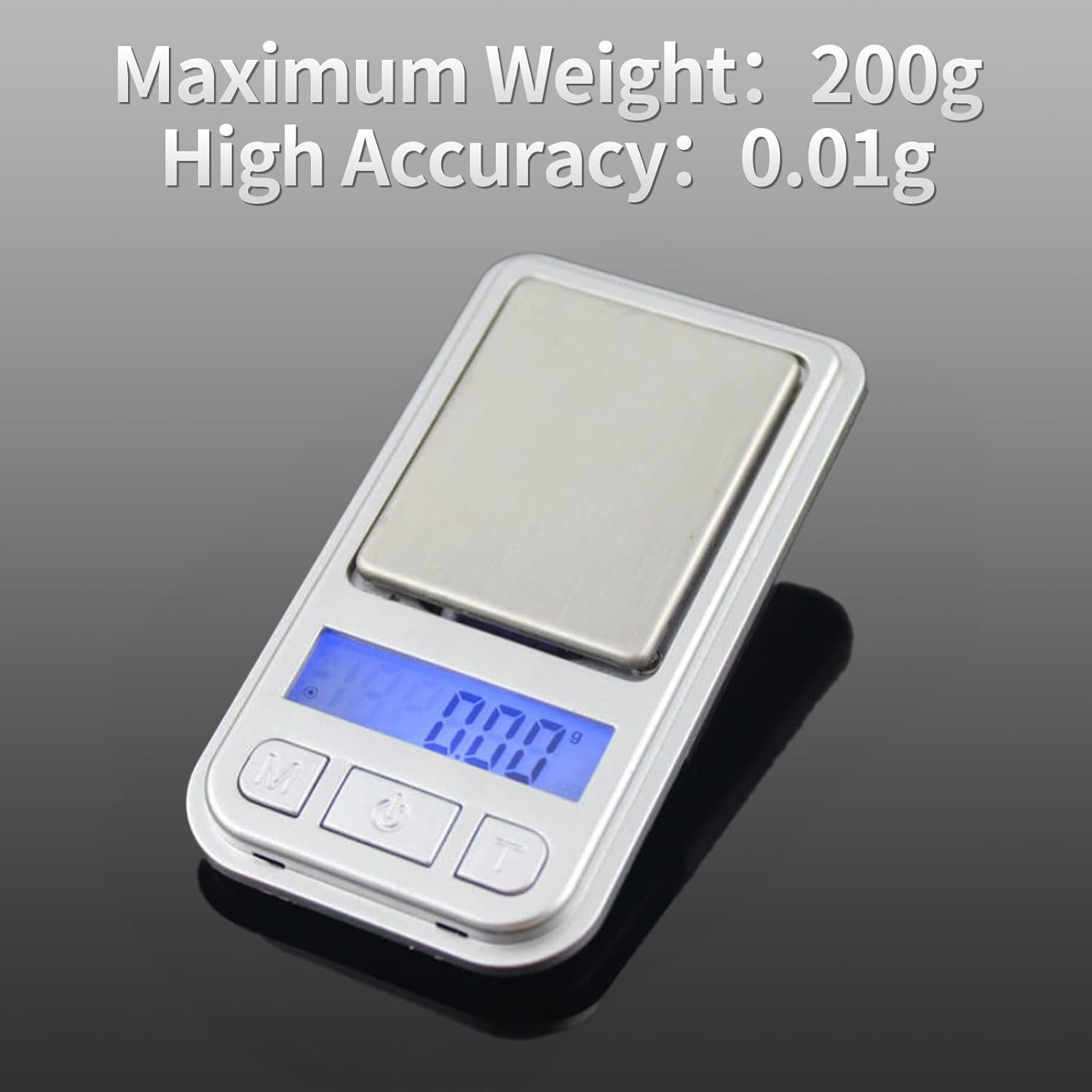 MEIYA Digital Pocket Gram Scale 200G X 0.01G, Mini Digital Grams Scale