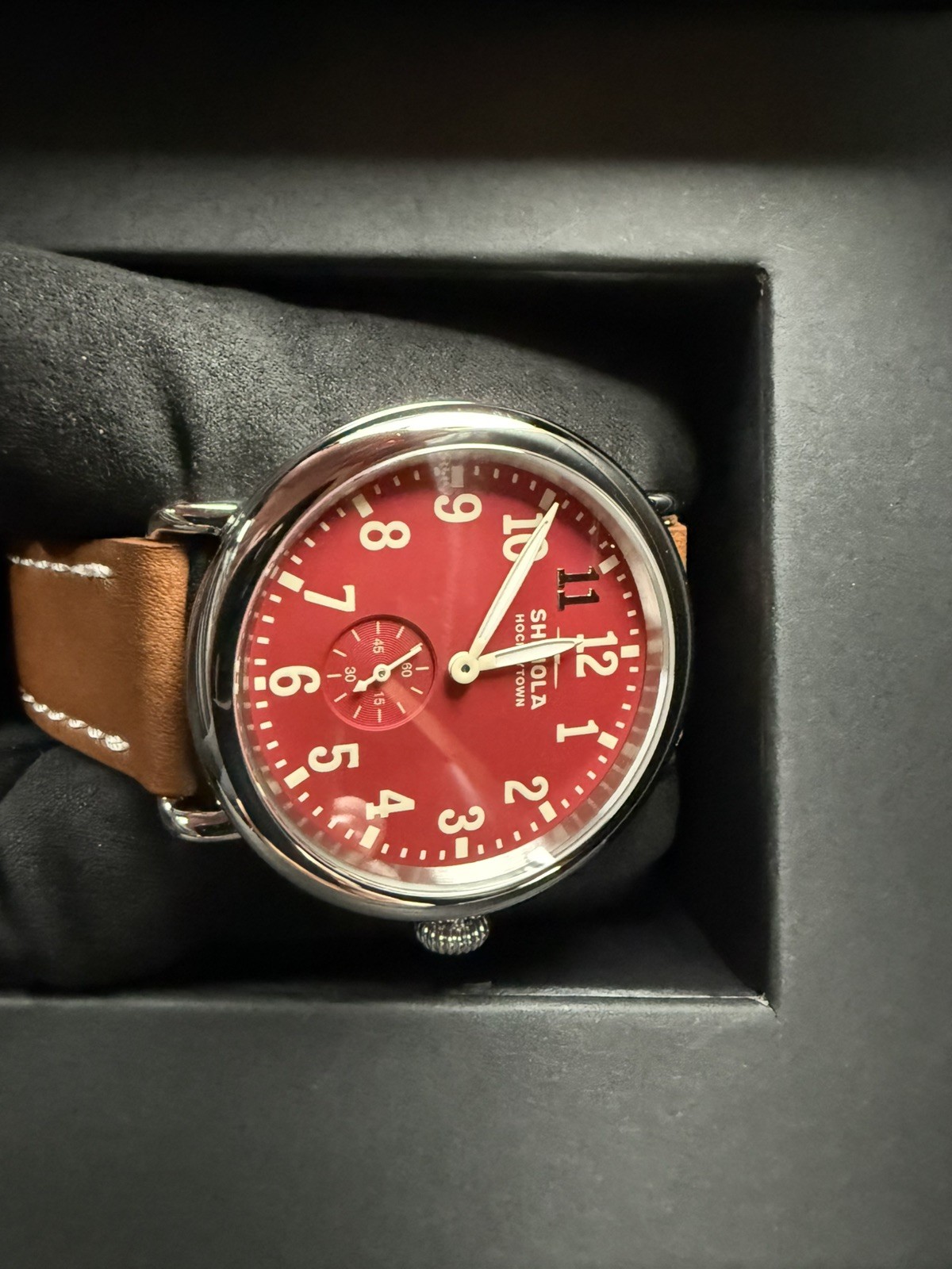 Shinola x Detroit Red Wings Centennial Runwell Watch