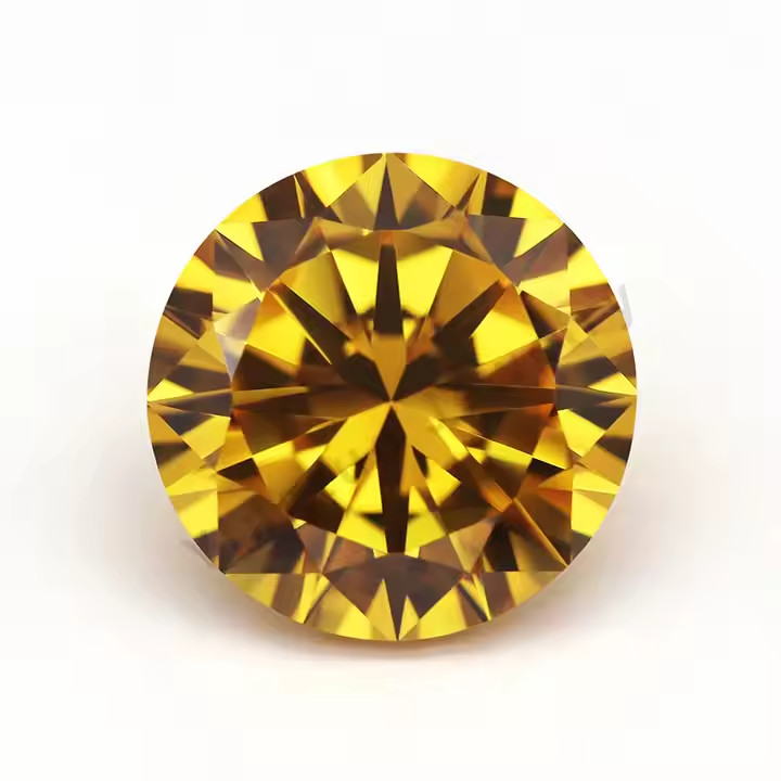 2 CT Natural Yellow Diamond – Premium Round Cut, VVS1 Clarity, D Grade Certified
