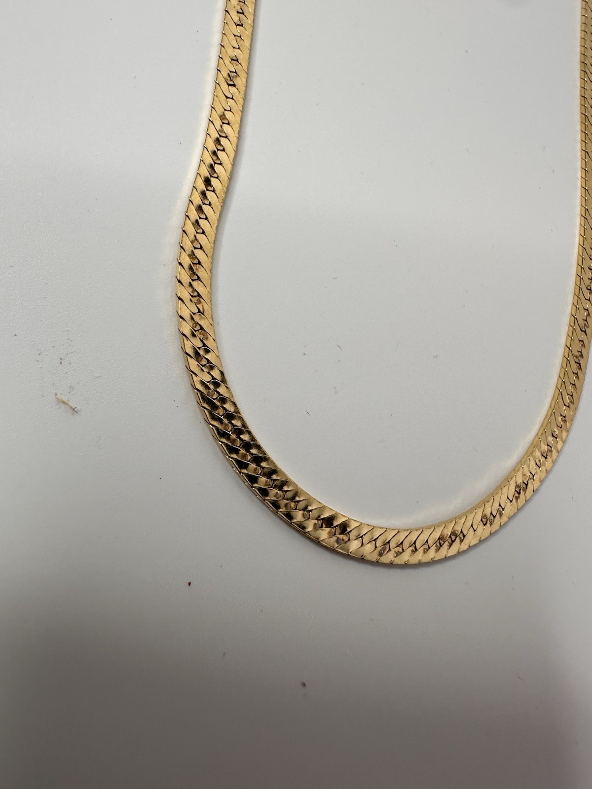 1/20 14K Gold Filled Herringbone Chain Necklace 12.91g Gold GF