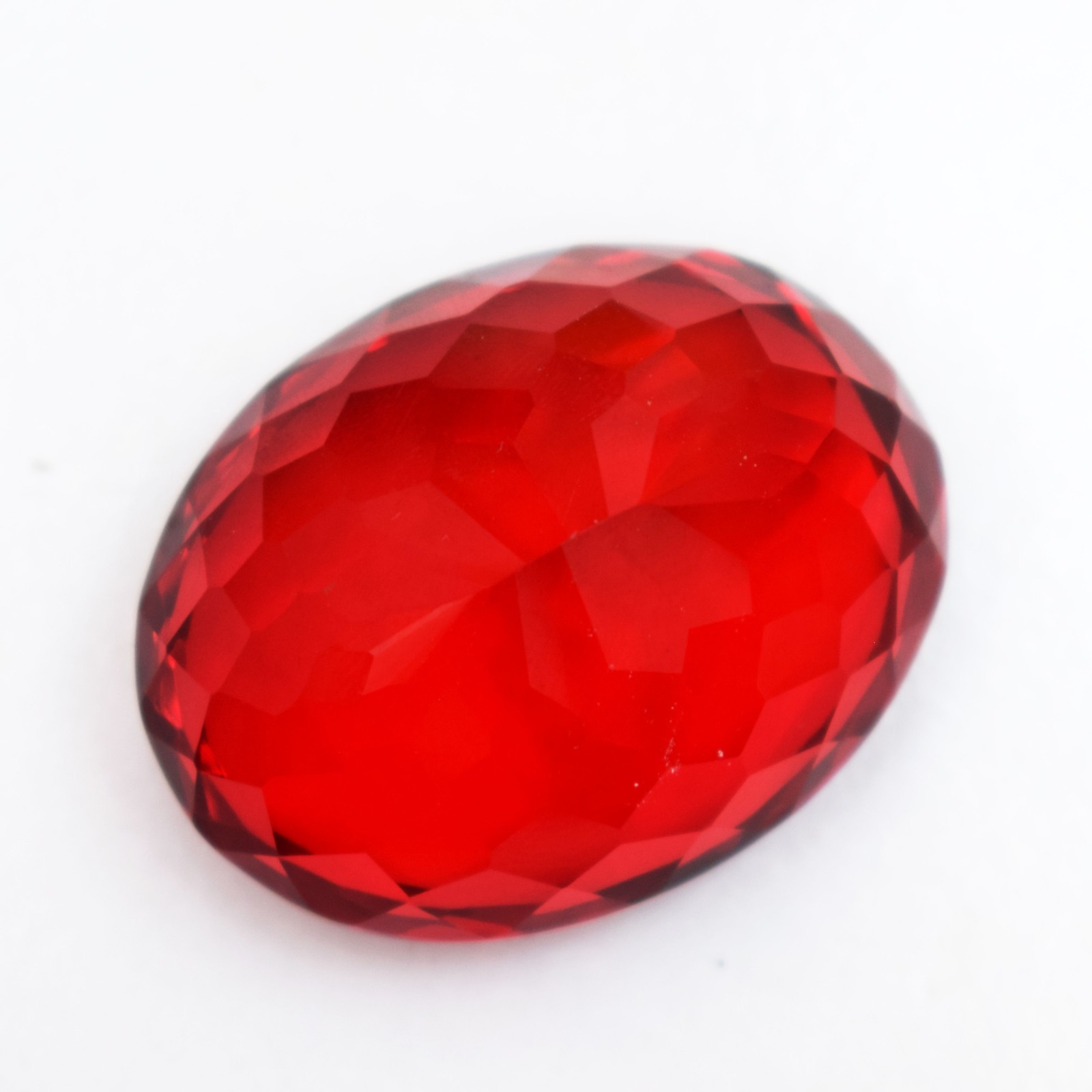 181.65 Carat Huge Blood Red Spinel Oval Cut Flawless Certified Loose Gemstone