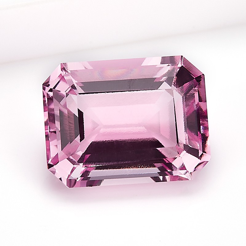 Wholesale Price 0.5-10ct Natural Emerald Cut Pink Padparadscha for Jewelry