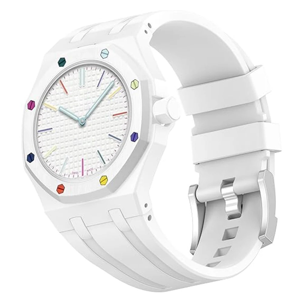 Strap For Swatch x AP Royal POP Silicone Watch Case, Changer To Wristwatch