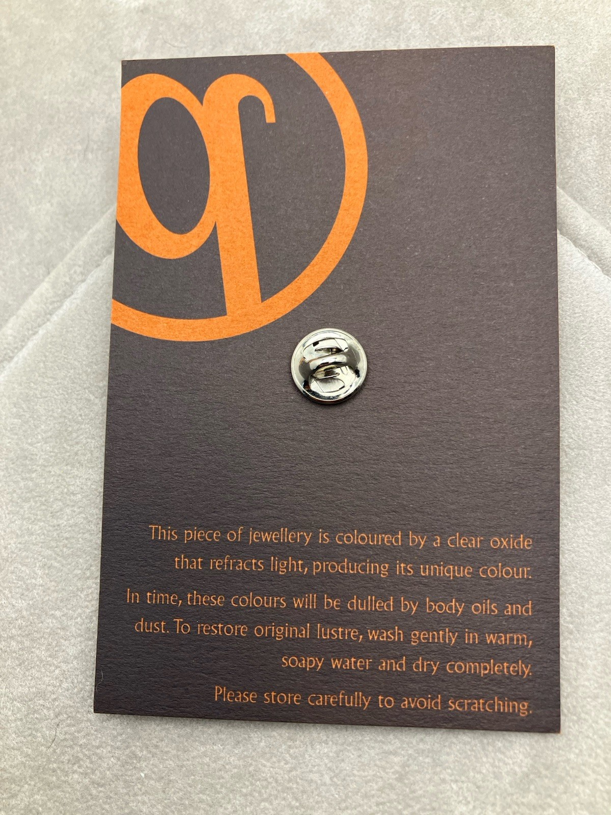 Handcrafted Coated Titanium Turtle Shaped Pin Australia 1.5 X .5 Inches