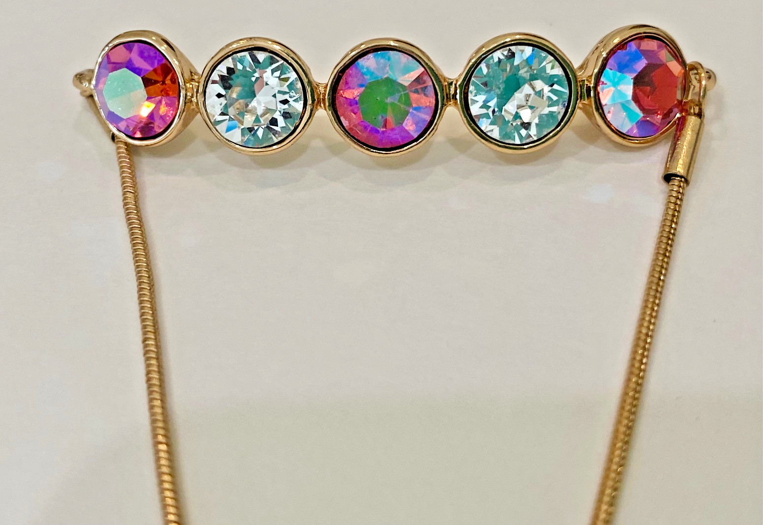 ** BUY 1 GET 1 FREE ** Genuine Swarovski Adjustable Bracelet-BRAND NEW!!