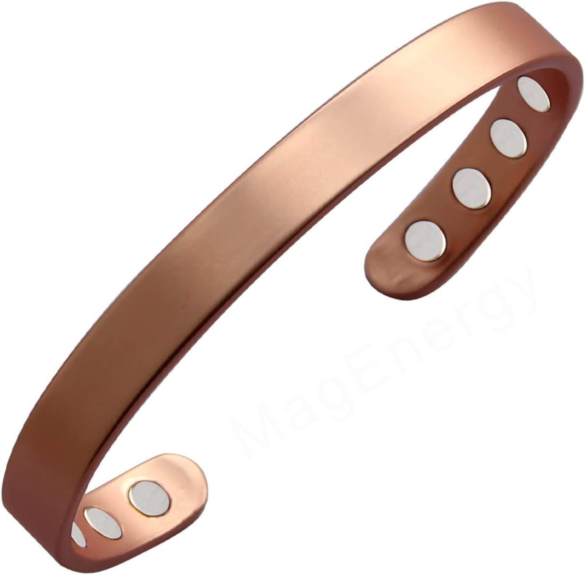 Pure Copper Magnetic Bracelet Adjustable Bangle 8 Magnets Jewelry Gift Men Women