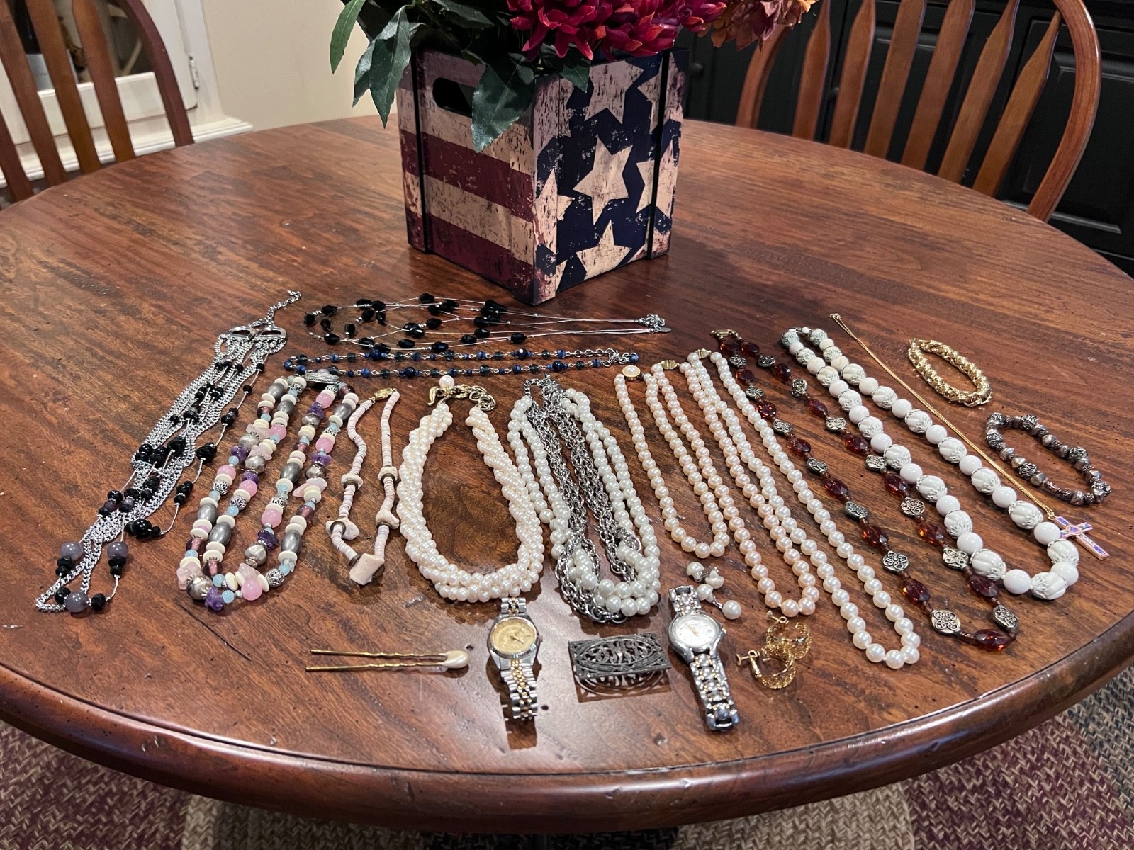 20 Piece Variety Lot of Vintage & Costume Estate Jewelry – Very Good Condition!