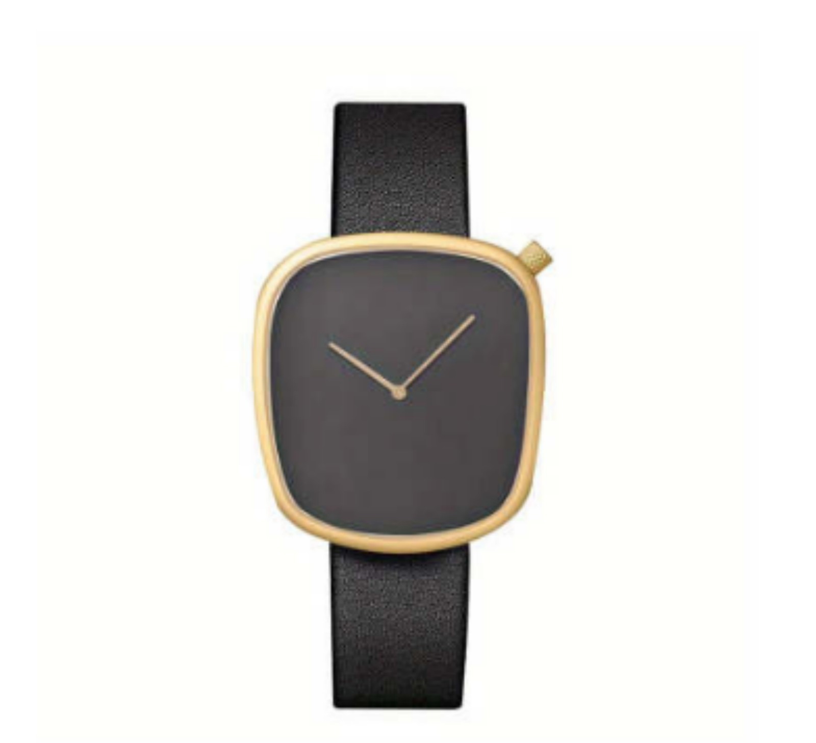 TOMI Minimalist Men’s Watch Ultra-Thin Square Dial Elegant Quartz Leather Strap