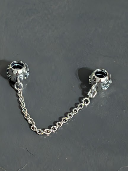 New Authentic Pandora Family Forever Safety Dangle Chain Charm 925 Sterling