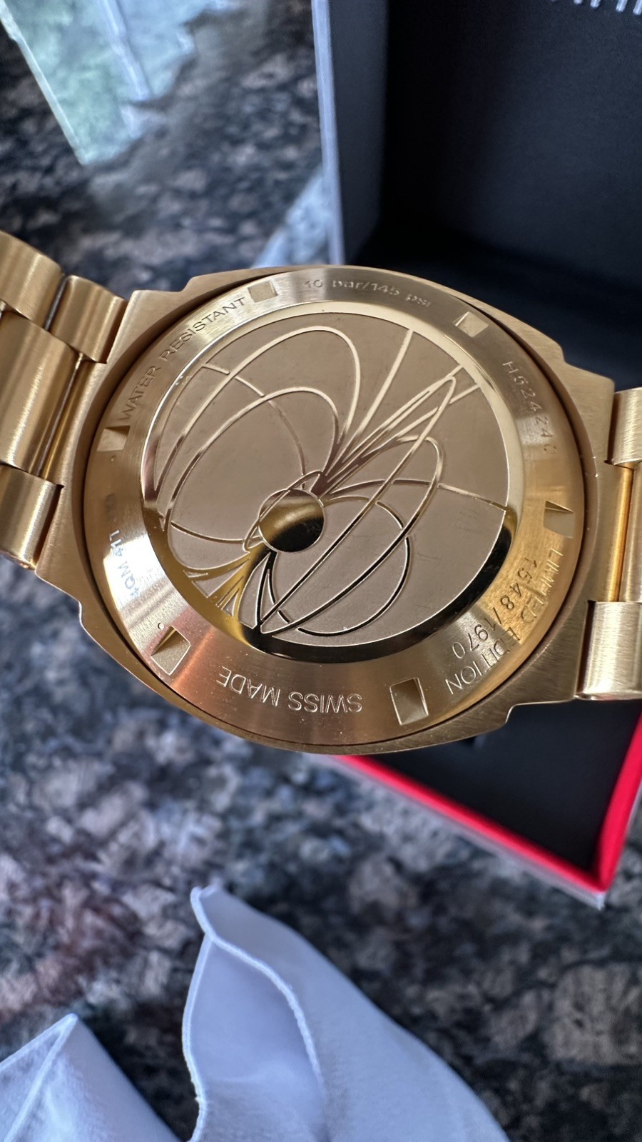 HAMILTON PSR H524240 Digital Gold 50th Anniversary Limited Edition. USA Seller