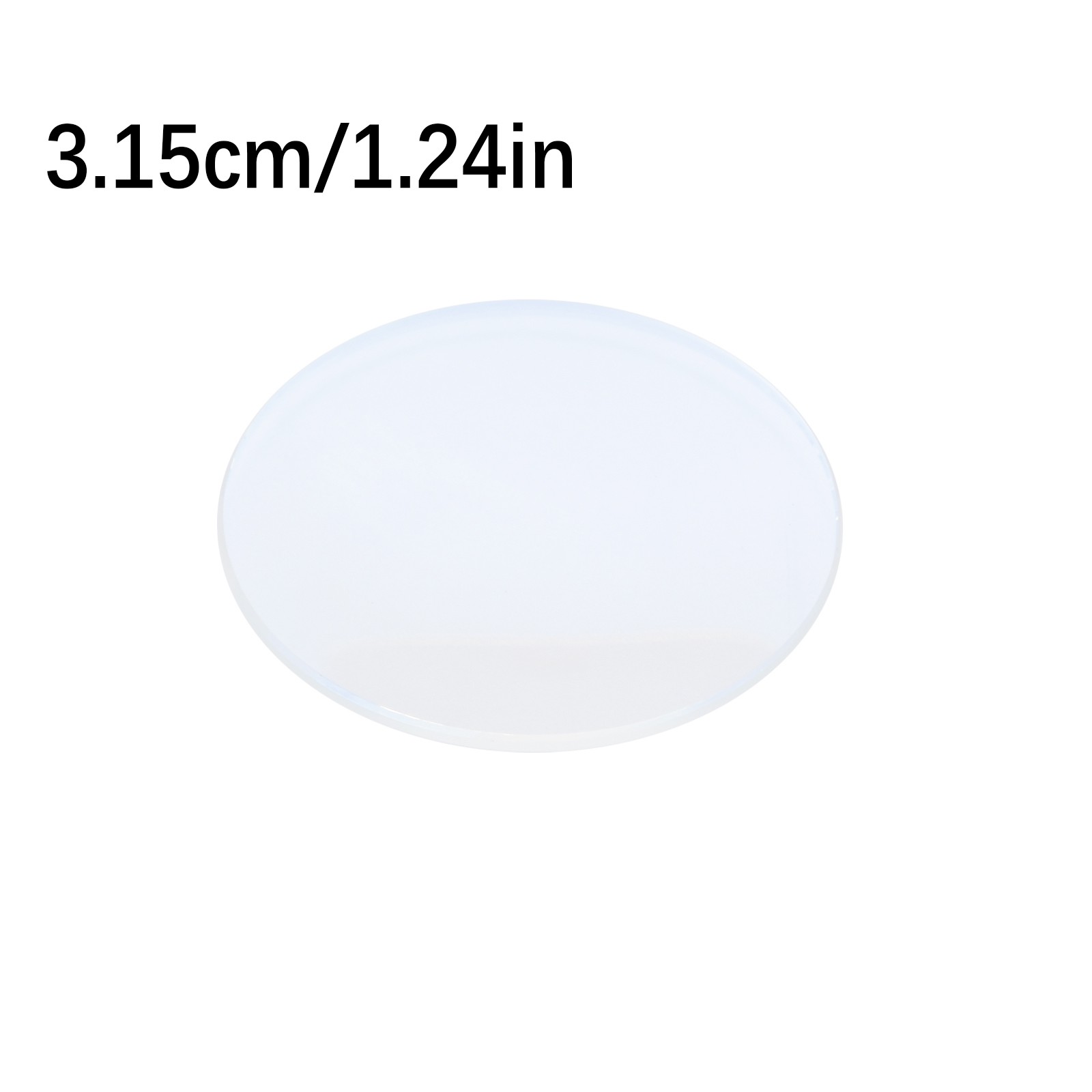 31.5mm Blue AR Coated Double Dome Mineral Watch Glass Crystal 1.2mm Thick