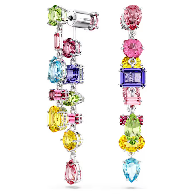 Swarovski Gema drop earrings Mixed cut